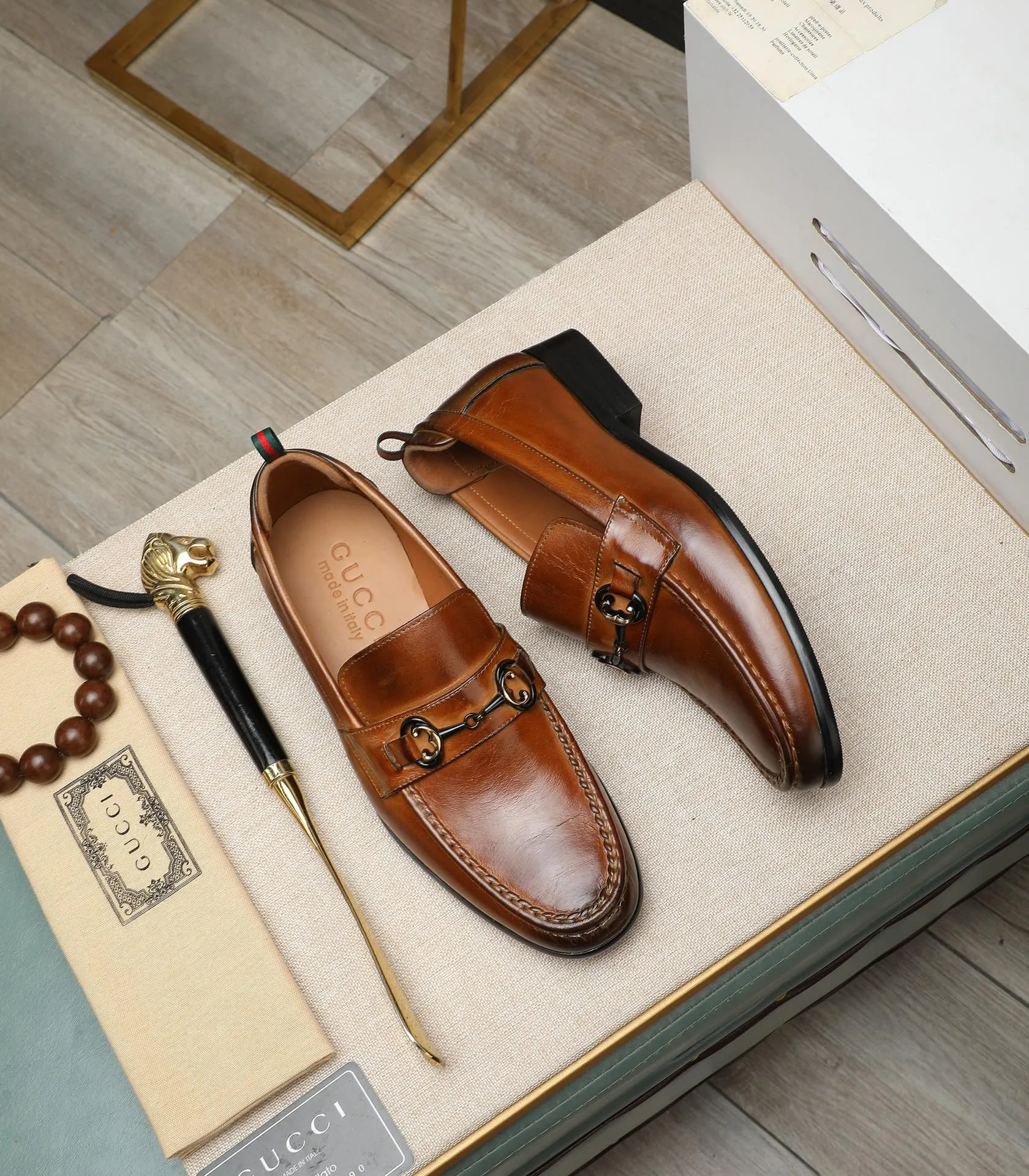Men's shoes 💰500 📛📛Original (water-dyed cow lining) GUCCI official website formal shoes 🌀 Italian 🇮🇹 imported cowhide ➕ top imported water-dyed cowhide lining 💋 fine handmade original bottom, the real thing looks better when photographed in person Standard size 38-44